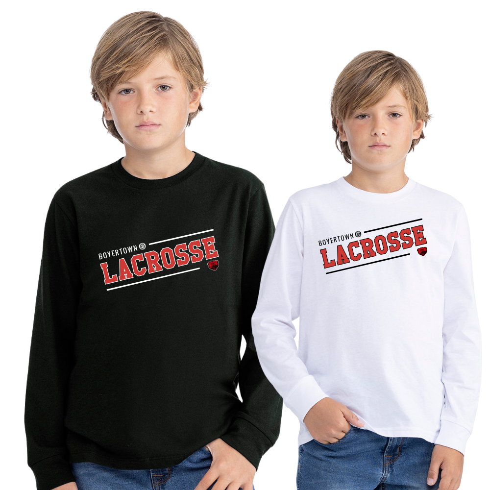 Boyertown LAX LS Cotton Tee Attack