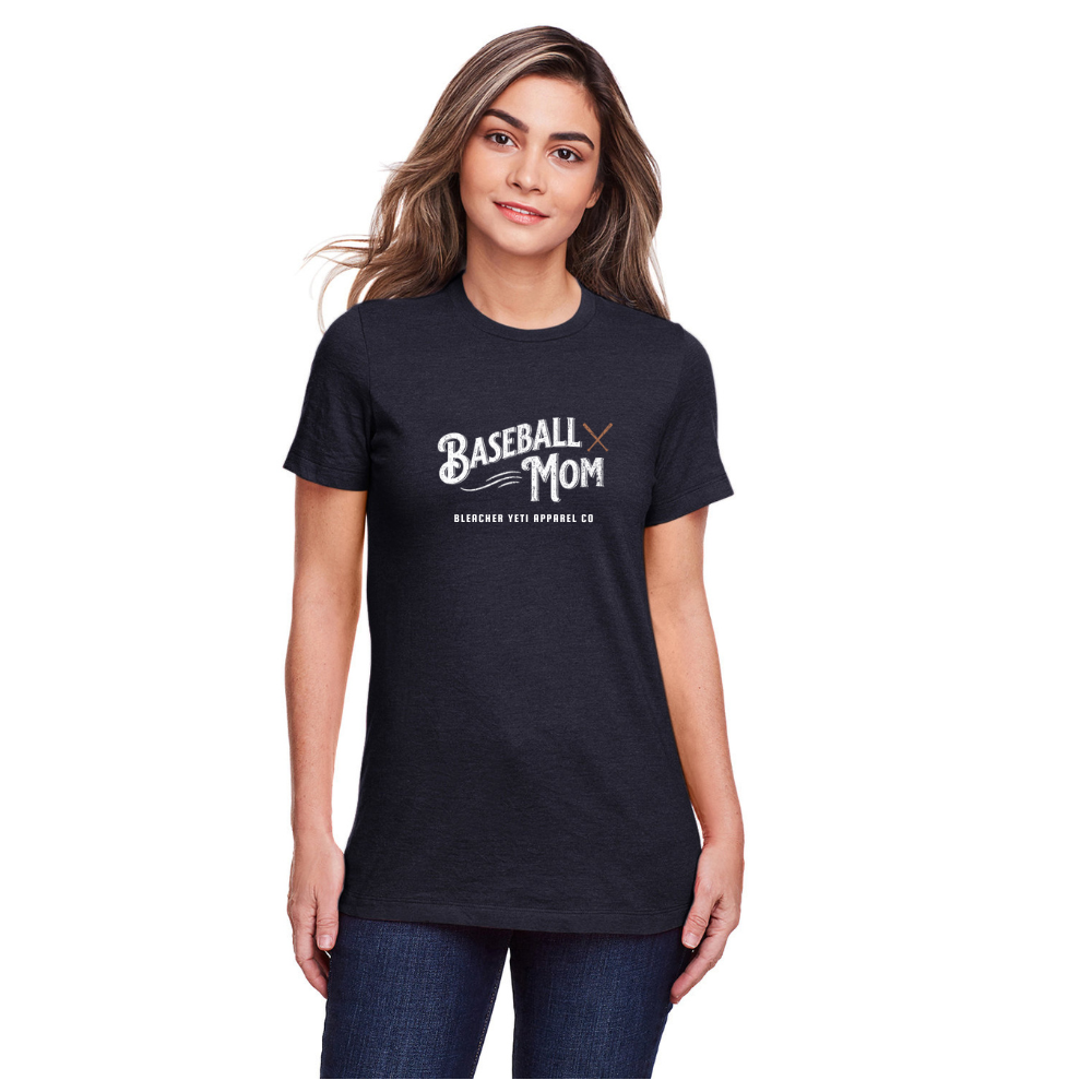 Baseball Mom Cooperstown Navy Tee