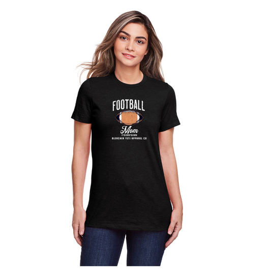 Football Mom IFYKYK Tee Black