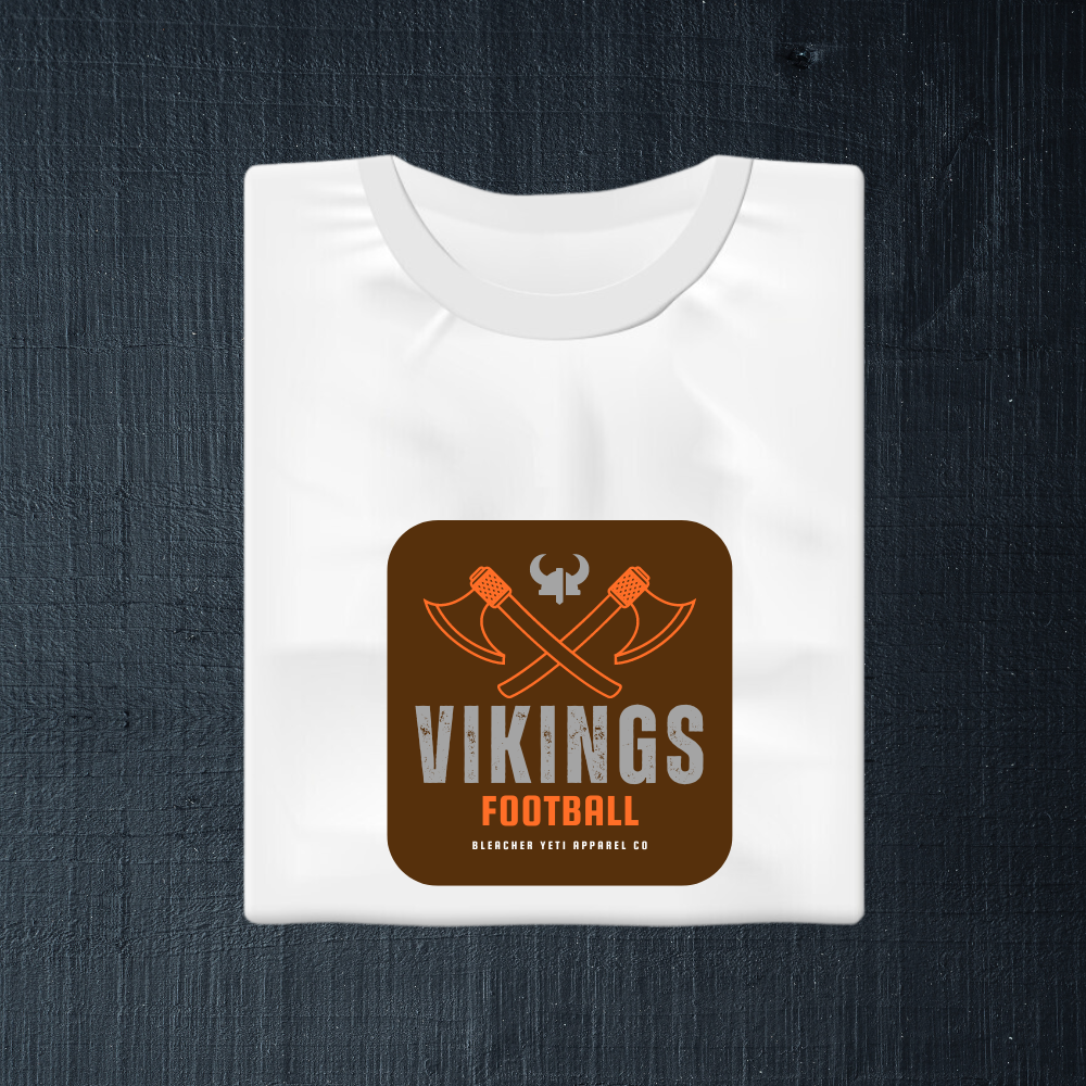 PV Vikings Football Axe Tee