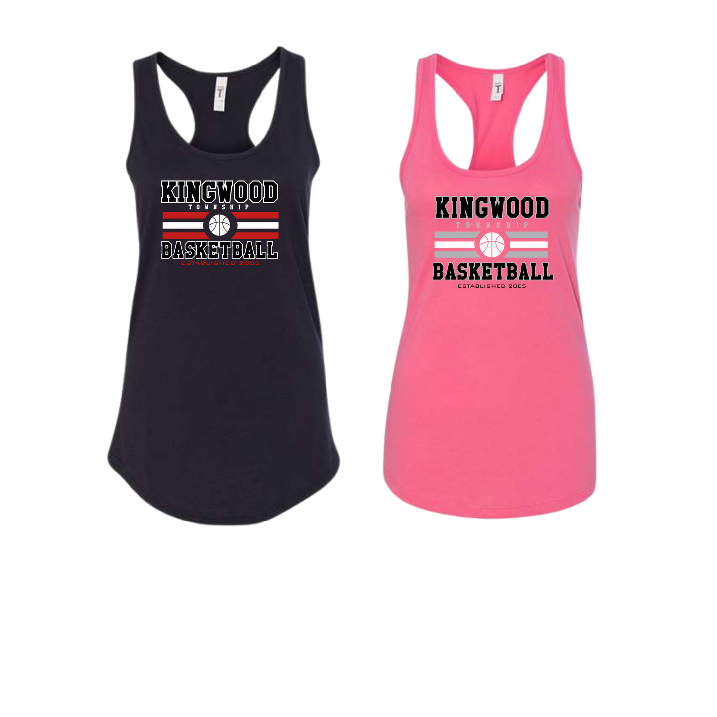 KW Township Basketball Ladies Racerback Tank