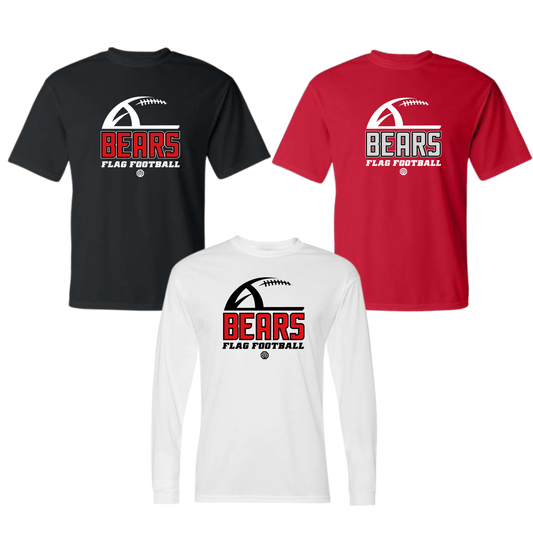 Boyertown Optimist Flag Football Dri Fit Apparel Long Sleeve & Short - Zone