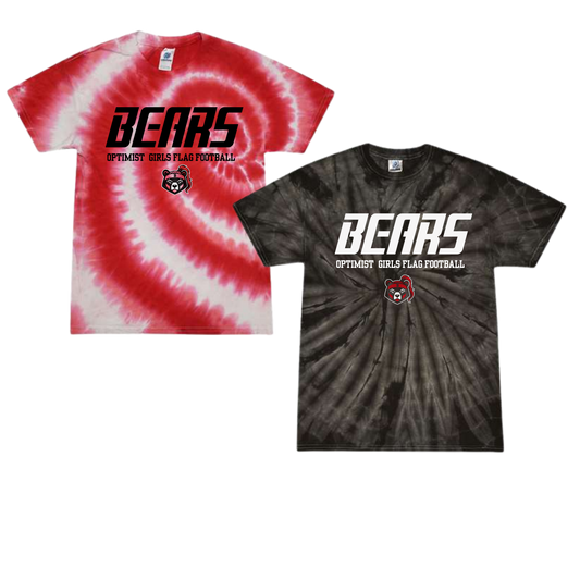 Boyertown Optimist  Girls Flag Football Tie Dye Tee