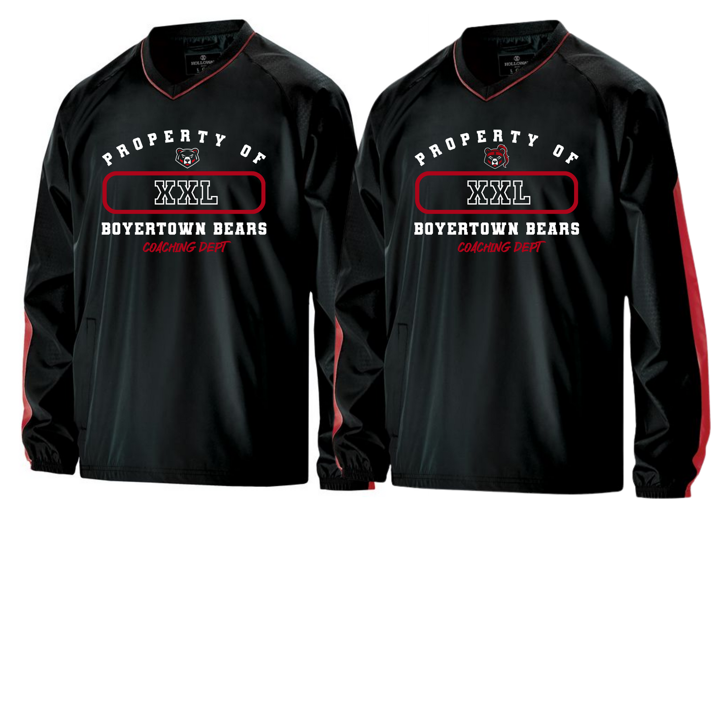 Boyertown Optimist Football Coach Windshirt Property OF