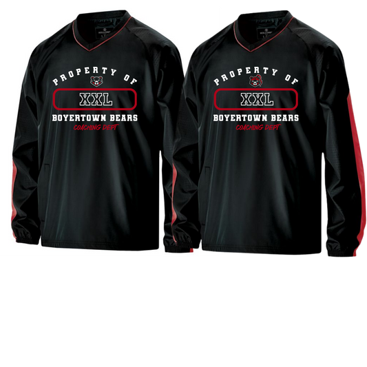 Boyertown Optimist Football Coach Windshirt Property OF