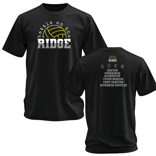 Battle On The Ridge Water Polo Tournament Tee 2026 - NO CUSTOMIZATION
