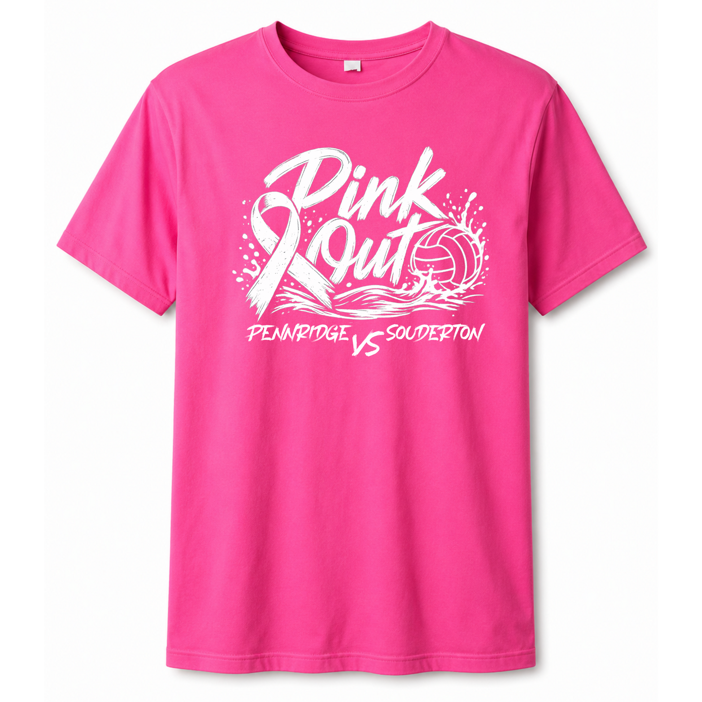 Pennridge Water Polo Pink Out Tee