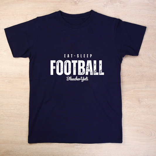 Eat Sleep Football Classic Navy Tee