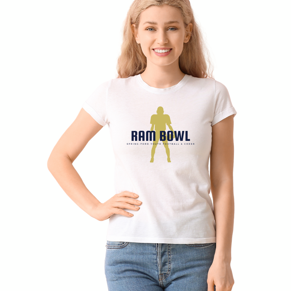 Ram Bowl Gridiron Ladies Tee