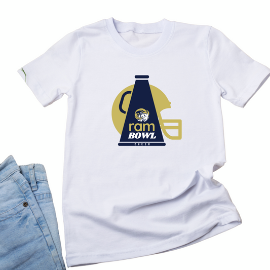 Ram Bowl Youth Mega Phone Cheer Tee