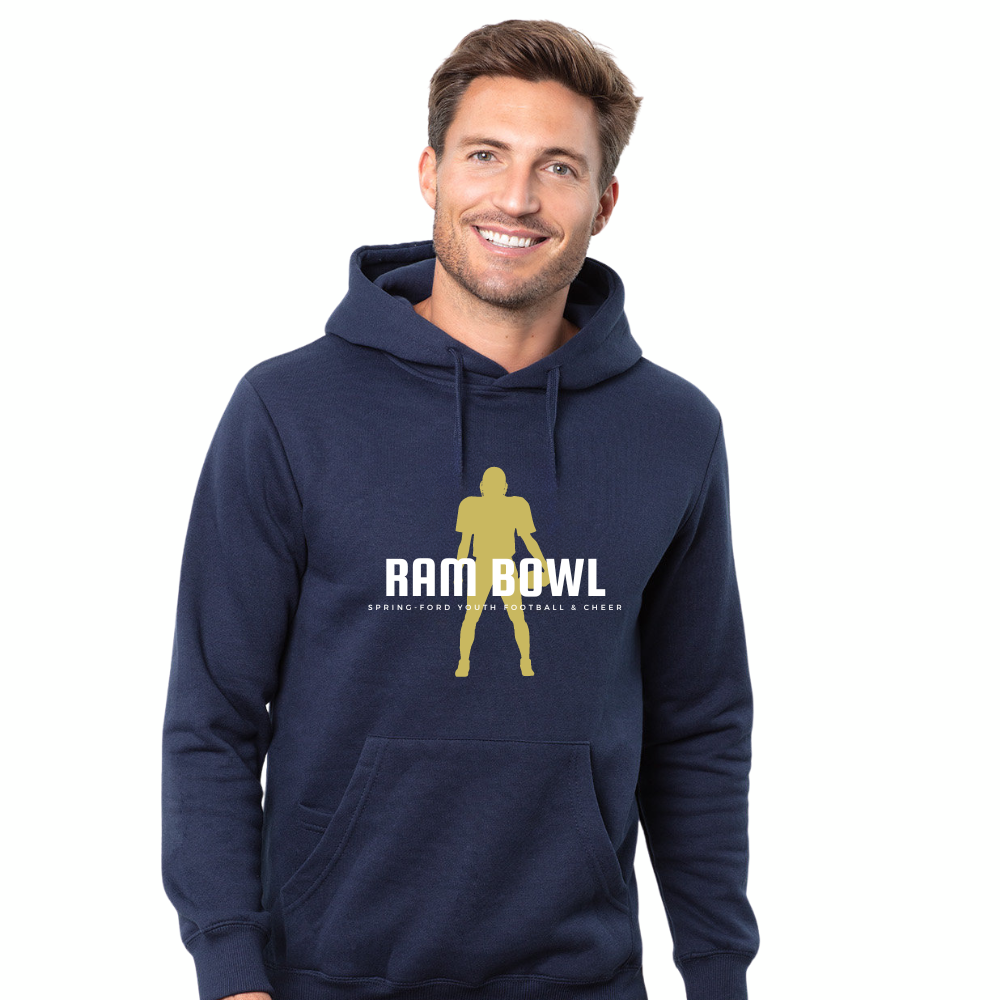 Ram Bowl Gridiron Unisex Adult Hoodie