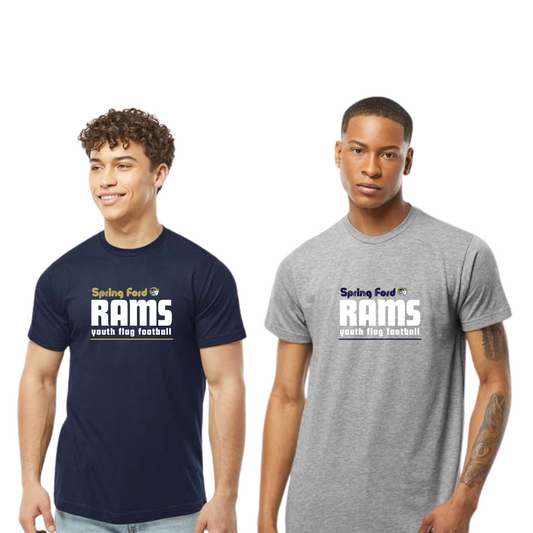SFYFC Tri-Blend Tee RAMS Flag
