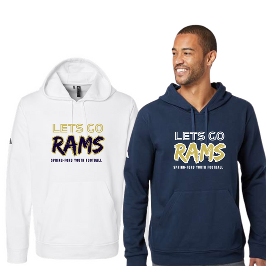 SFYFC Adidas Brand Gameday Hoodie Lets Go Rams