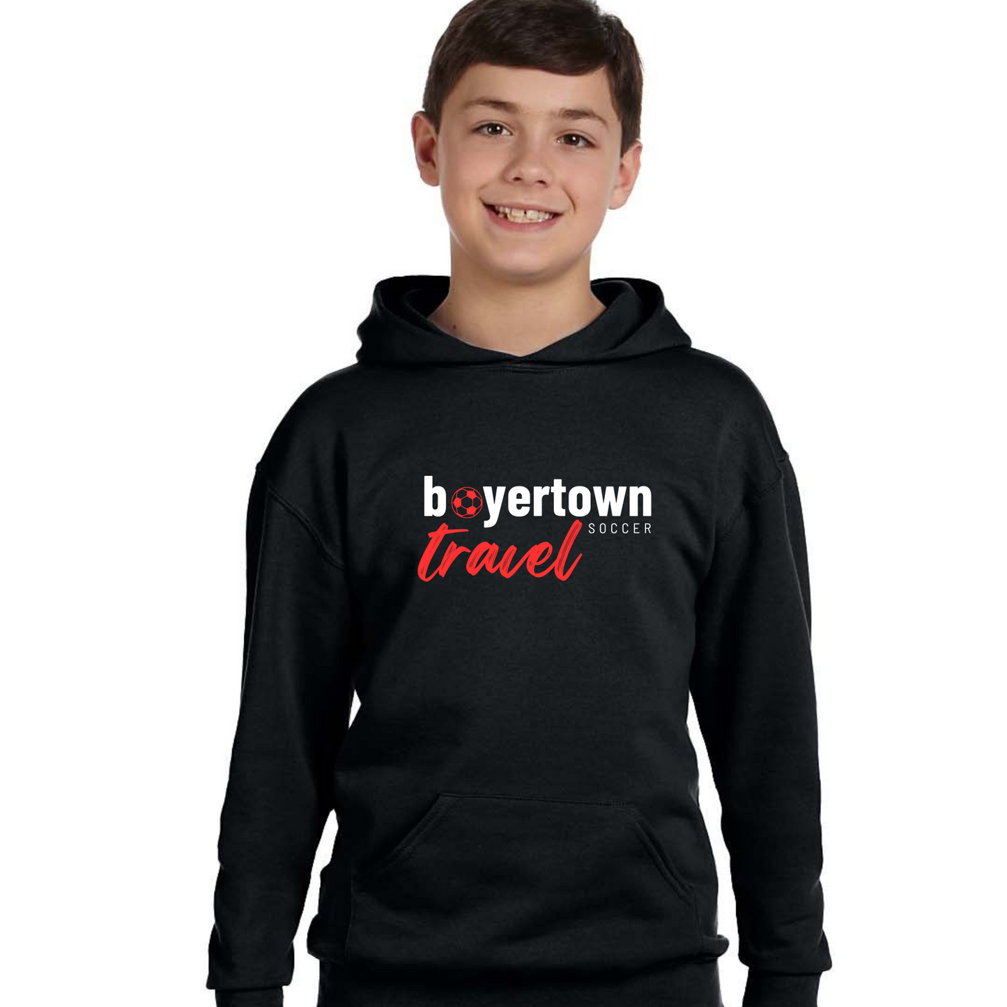 Boyertown Soccer Travel Hoodie Youth