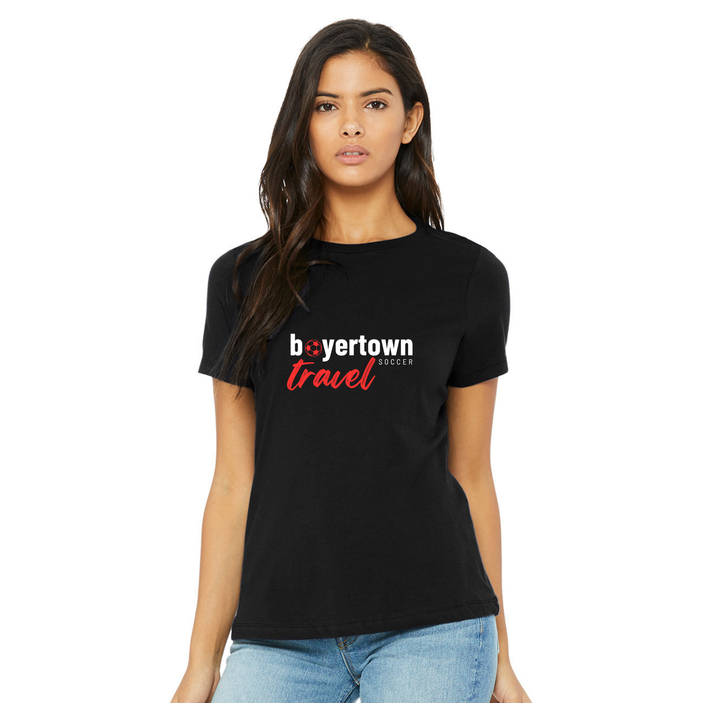 Boyertown Soccer Travel Tee Womens