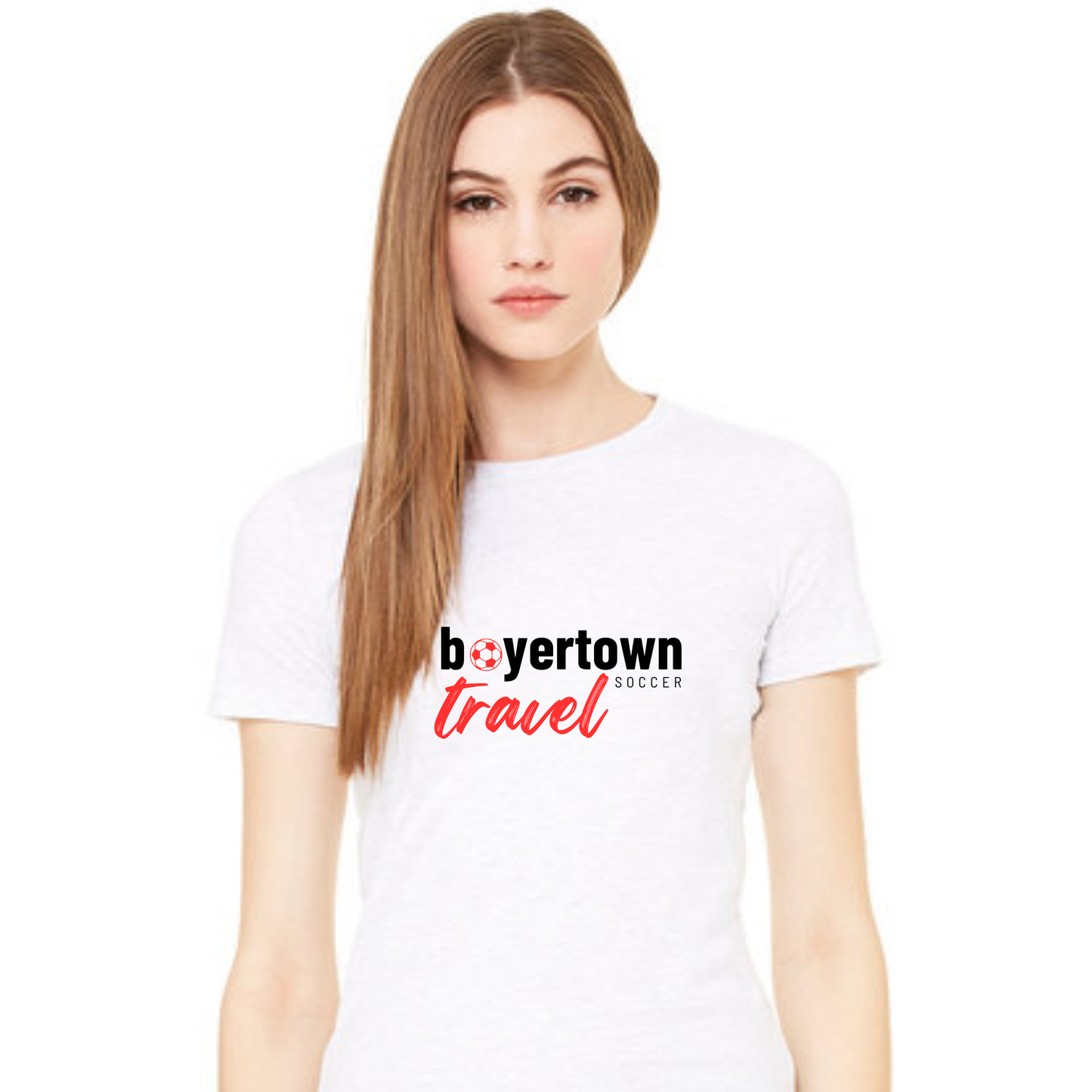 Boyertown Soccer Travel Tee Womens