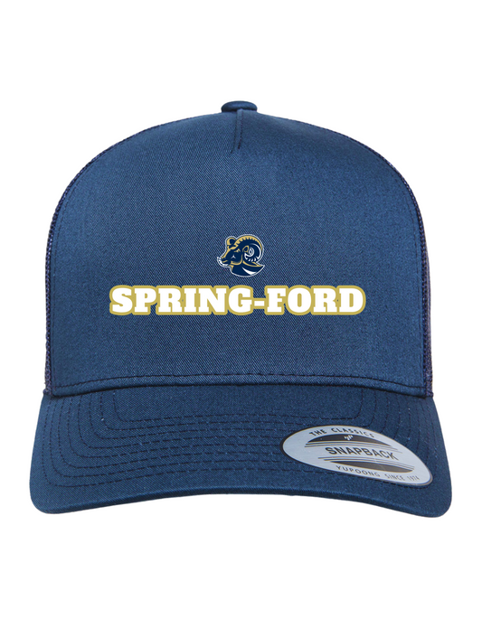 Spring-Ford Navy Trucker Hat Boosters