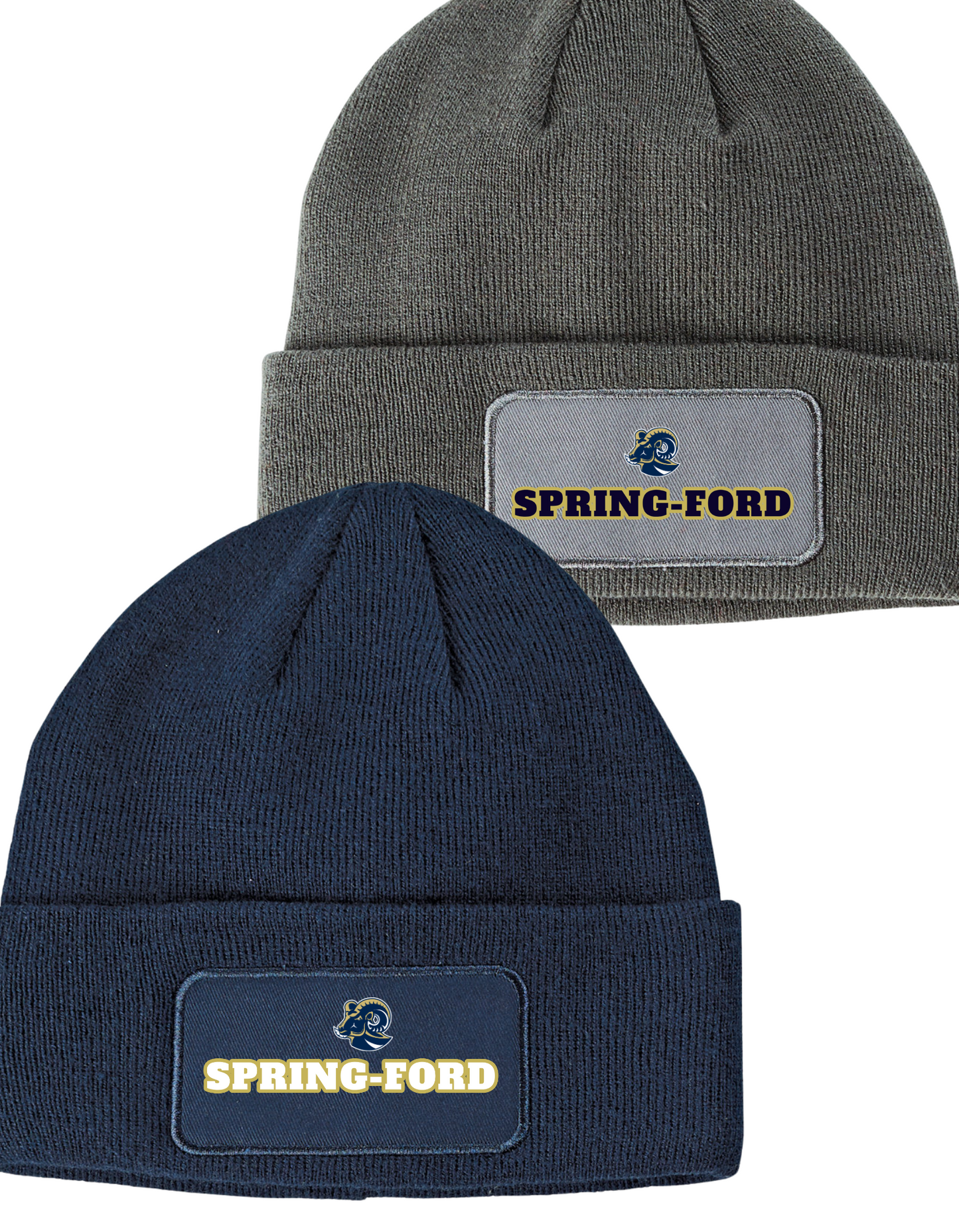 Rams Lewis Patch Beanie Spring-Ford Boosters