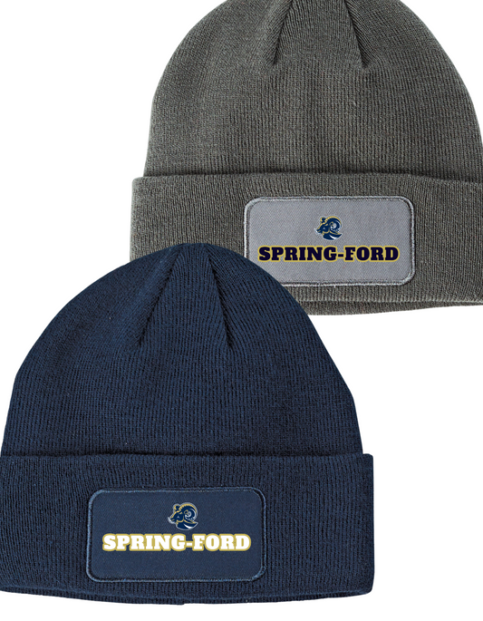 Rams Lewis Patch Beanie Spring-Ford Boosters