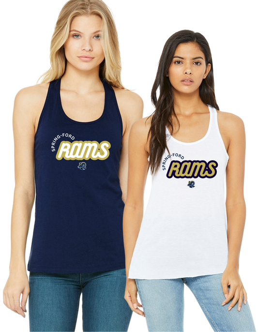 Rams Ridge Pike Racerback Tank Top Spring-Ford Boosters