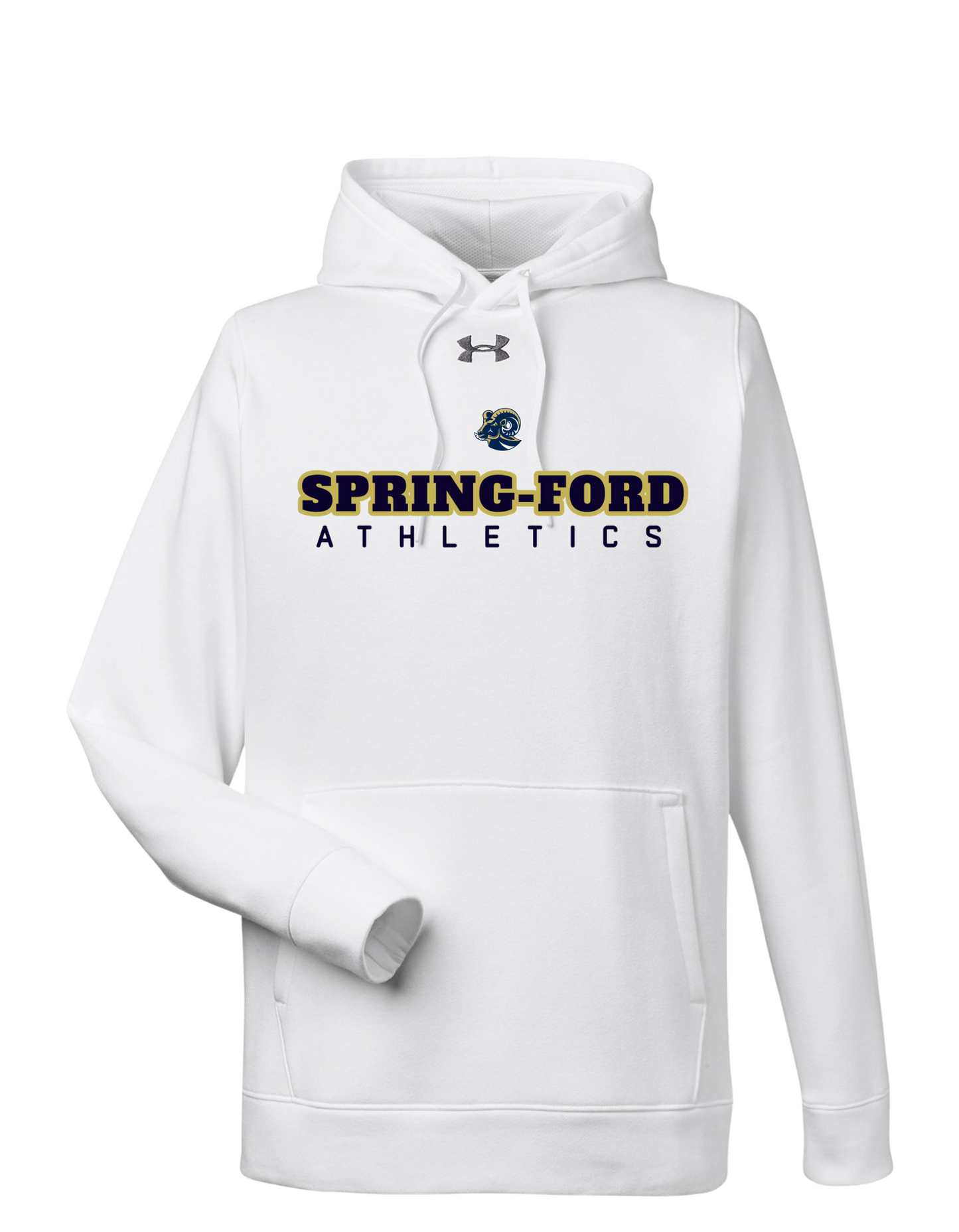 Rams Lewis Under Armor Hoodie White