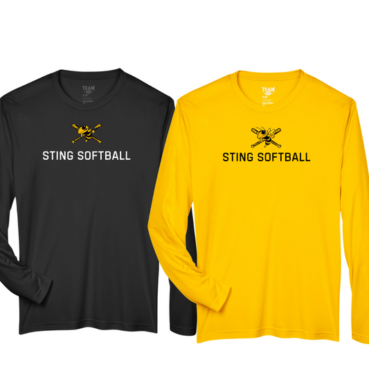 Sting Softball LS Performance Warmup Tee