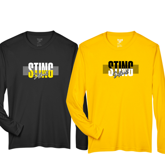 Sting Softball LS Performance Warmup Tee Vapor