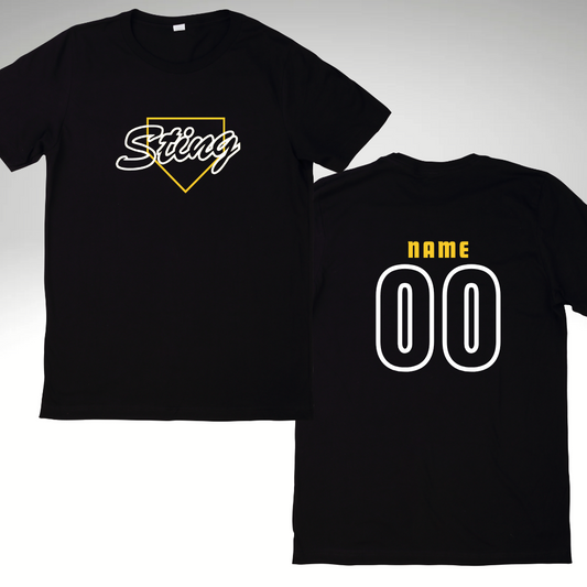 Sting Softball Custom Name & Number Tee