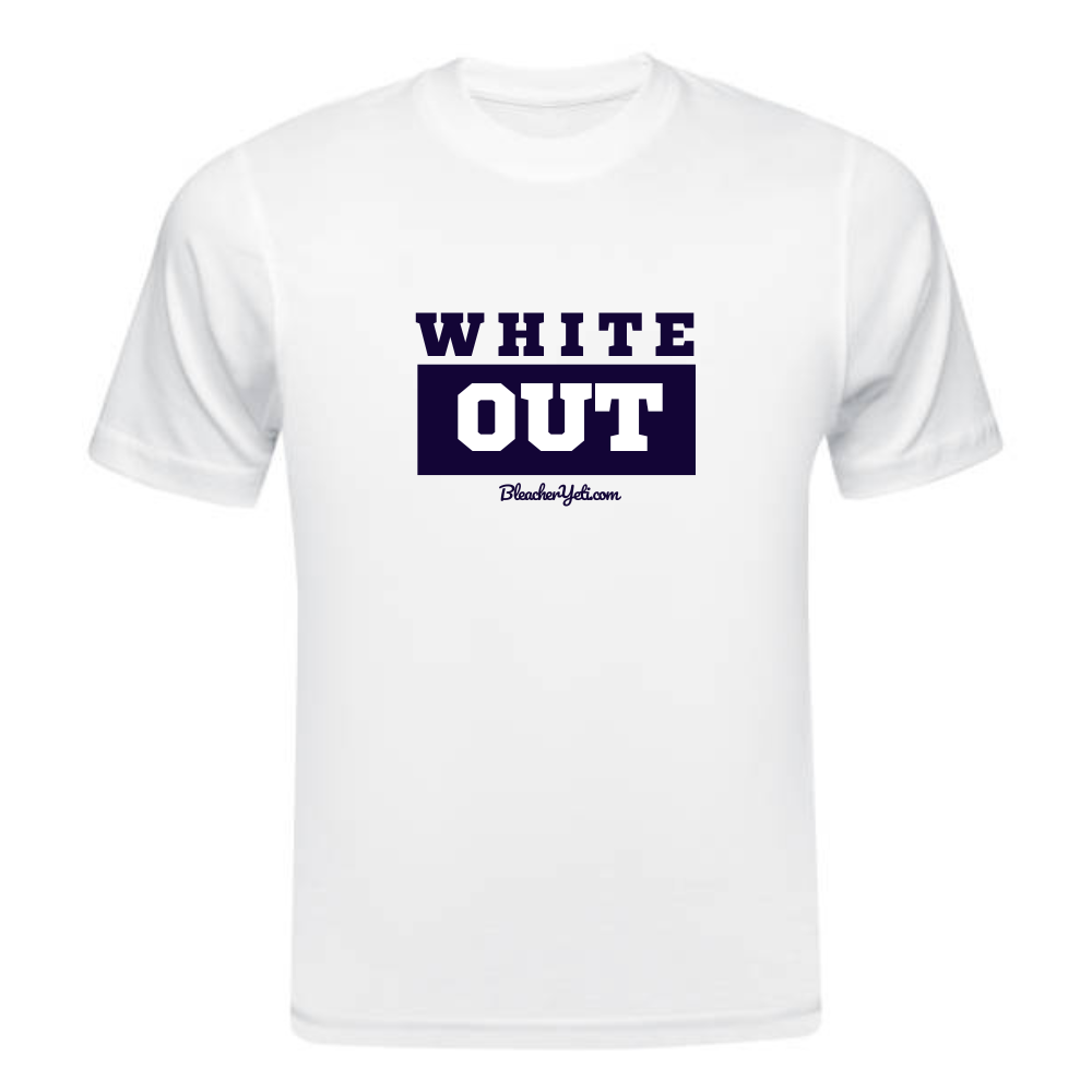 White Out Varsity White Tee