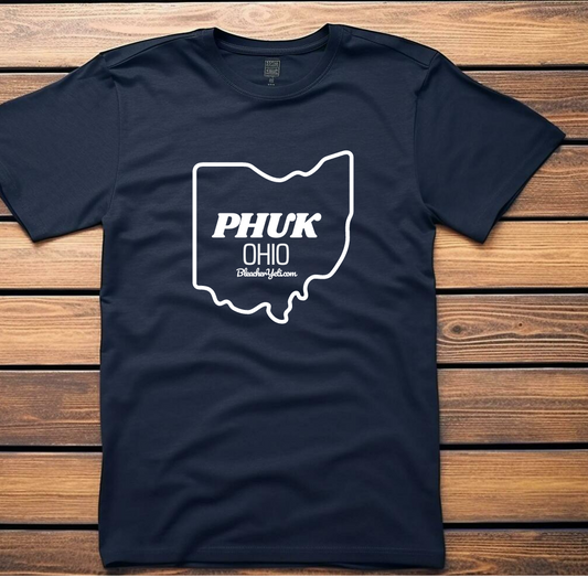 Phuck Ohio Philly Style Navy Tee