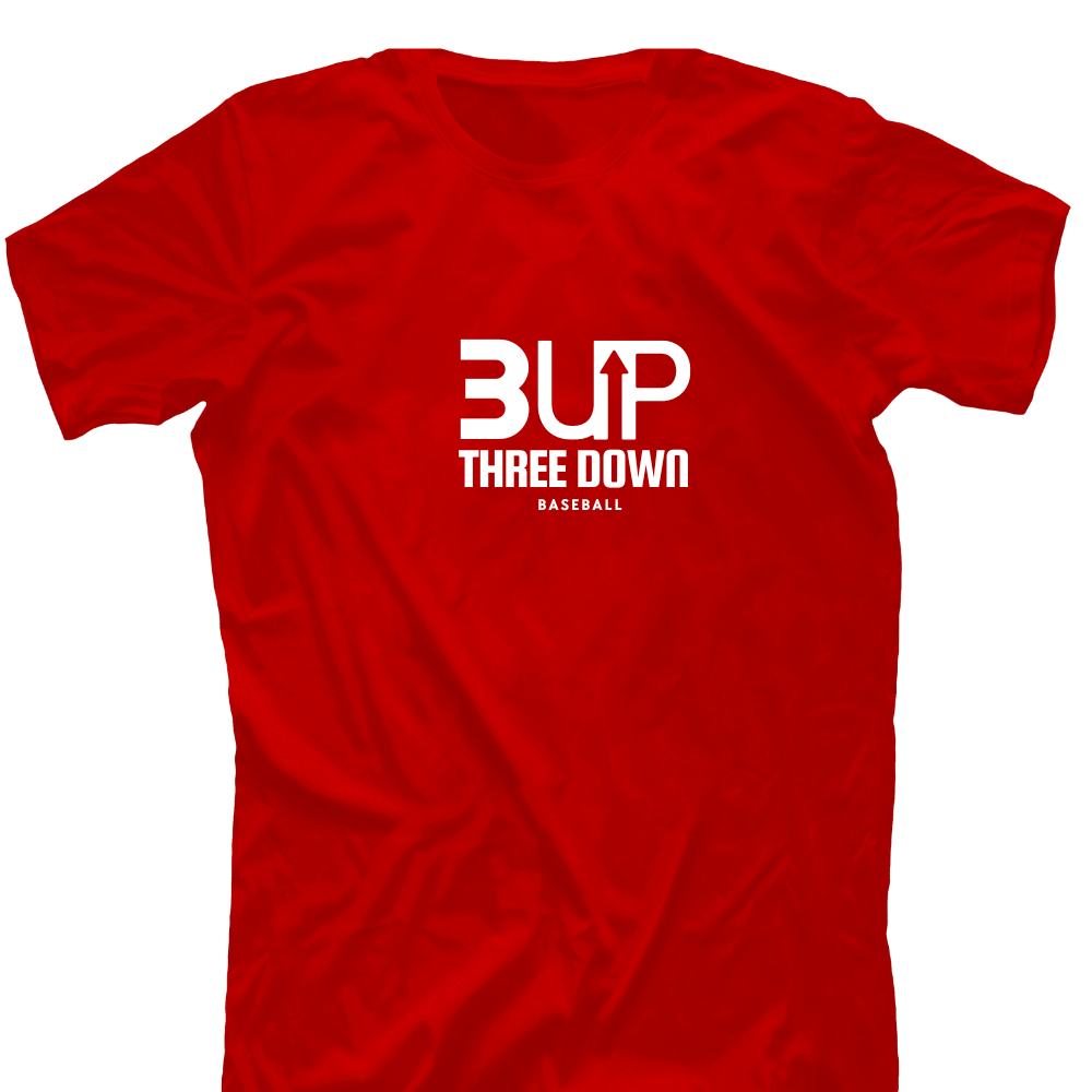 BYA 3UP3DOWN Red Tee