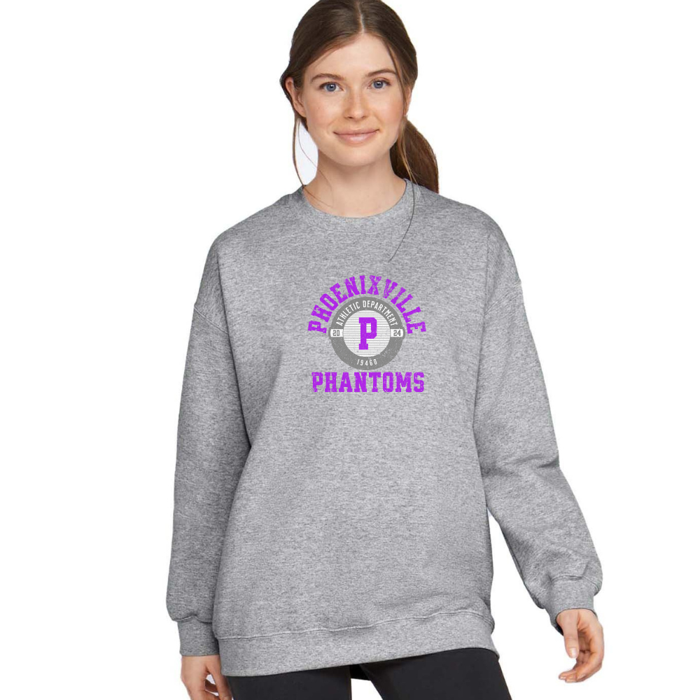 Phantoms Grey Crewneck Sweatshirt Unisex