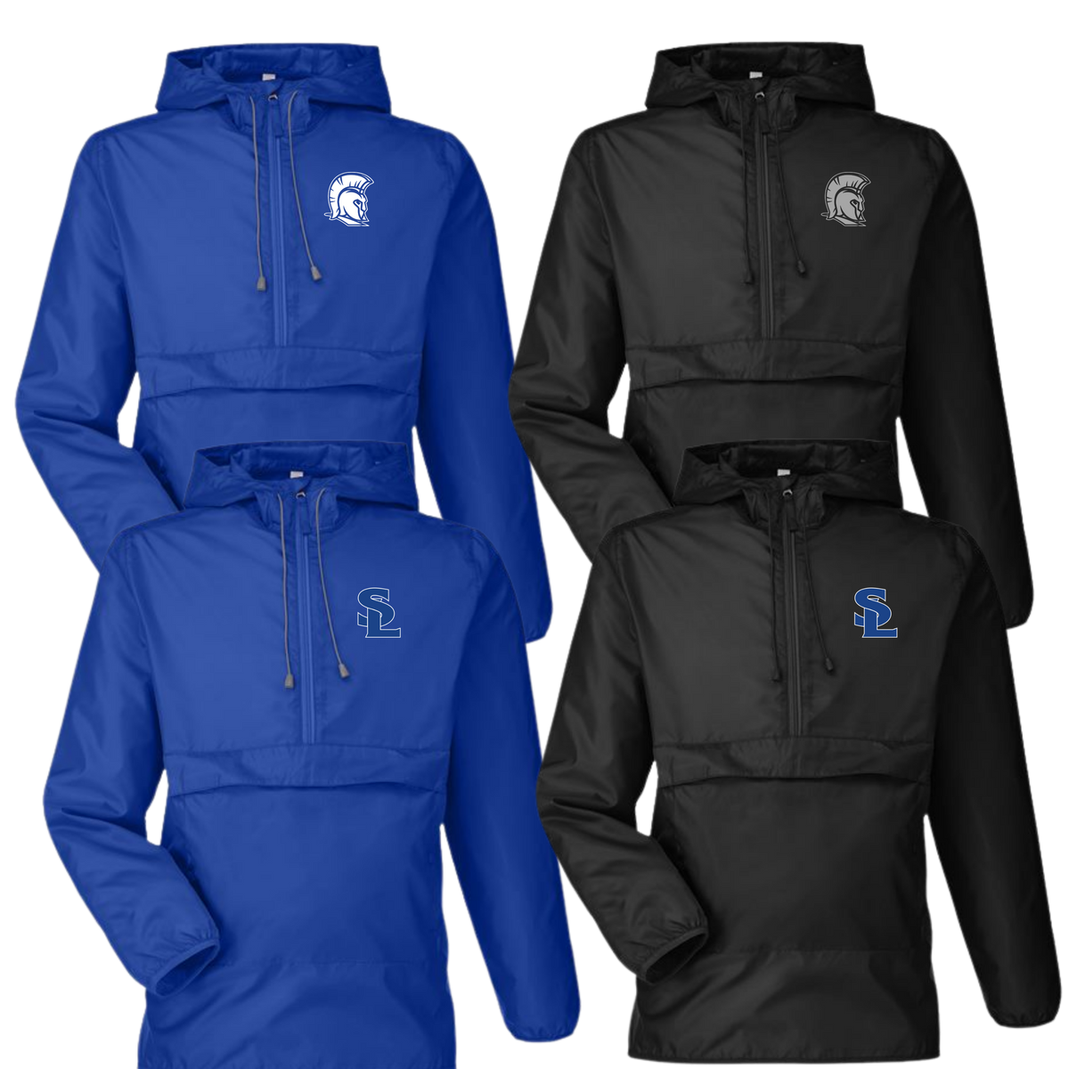 Southern Lehigh Spartans Cheer Lightweight Pullover Packable Jacket
