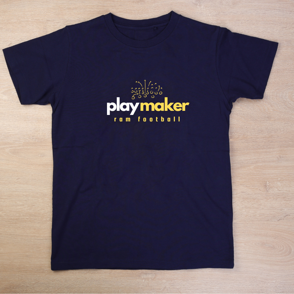 SF Play Maker Navy Football Youth Tee