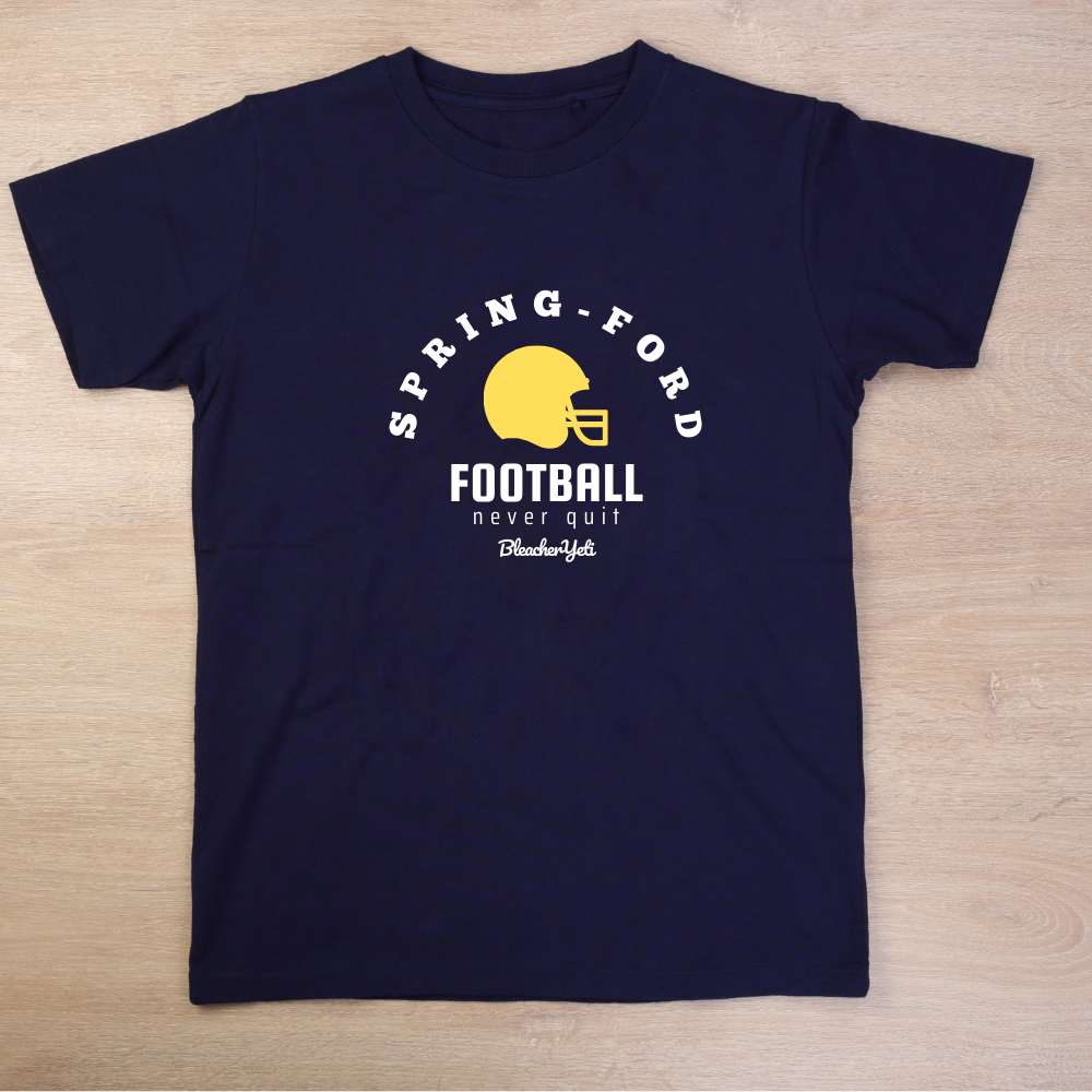 SF Helmet Fotball Navy Youth Tee