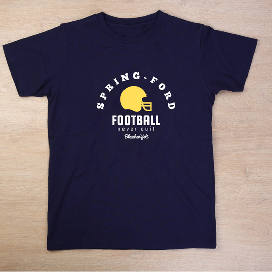 SF Helmet Fotball Navy Youth Tee