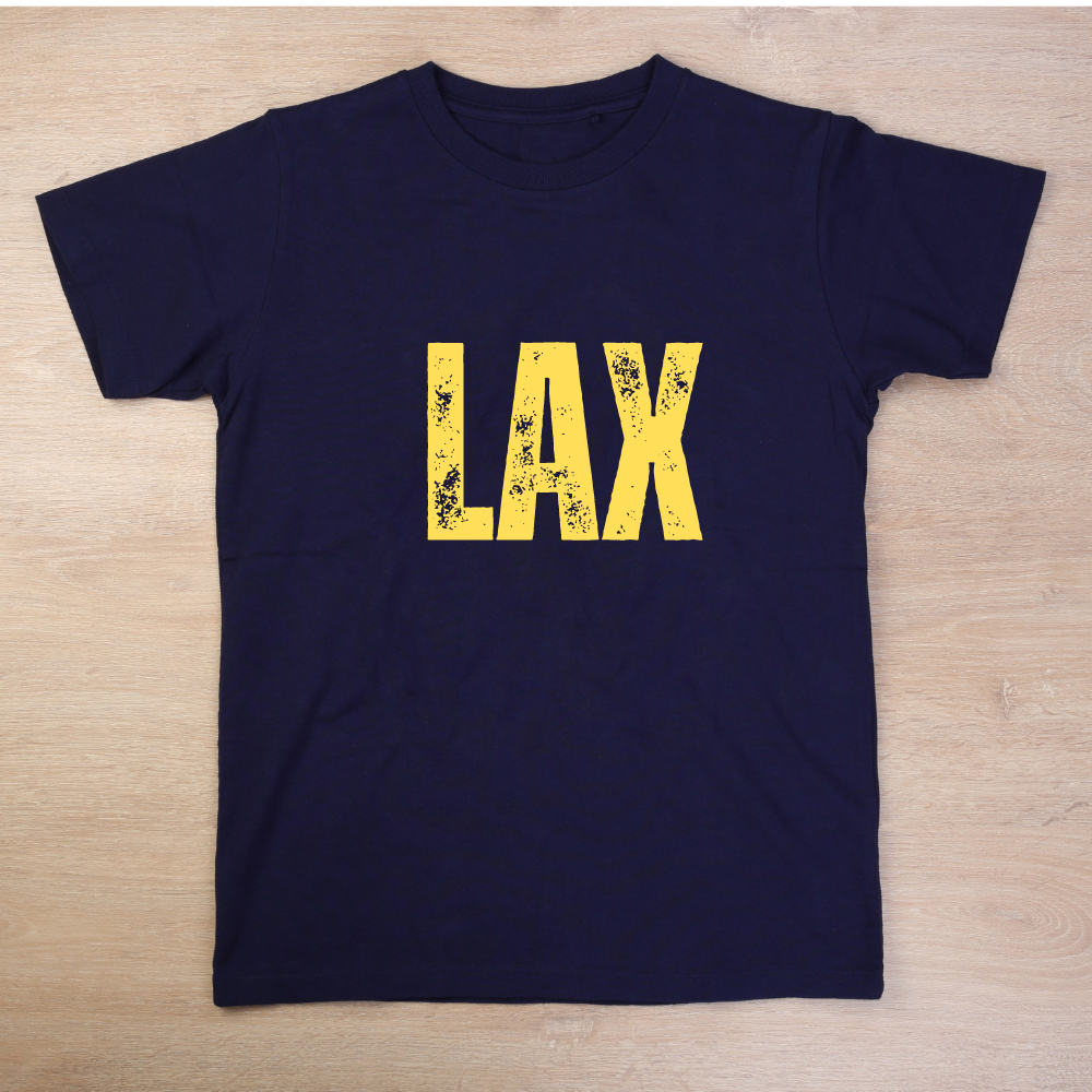 SF Large LAX Blue & Gold Tee