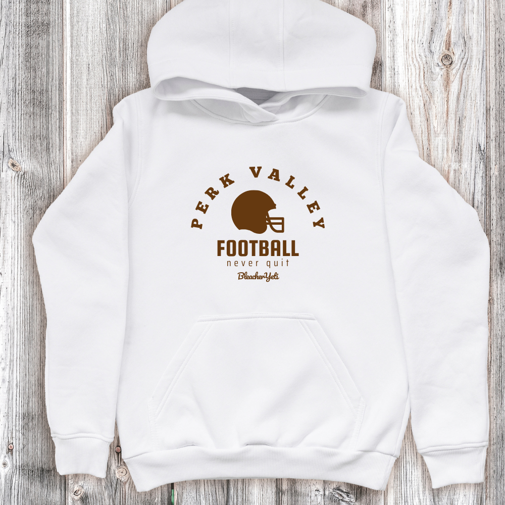 PV Football Hoodie White Youth