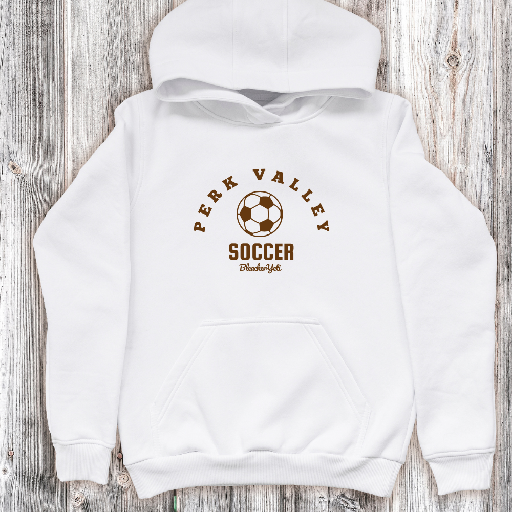 PV Soccer Hoodie White Youth