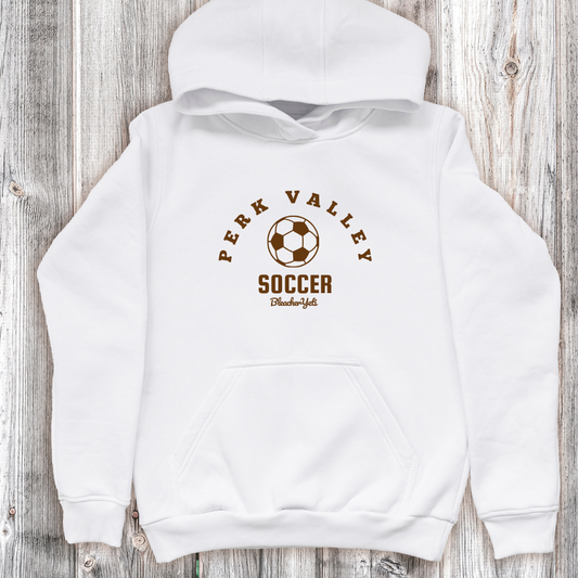 PV Viking Soccer White Hoodie