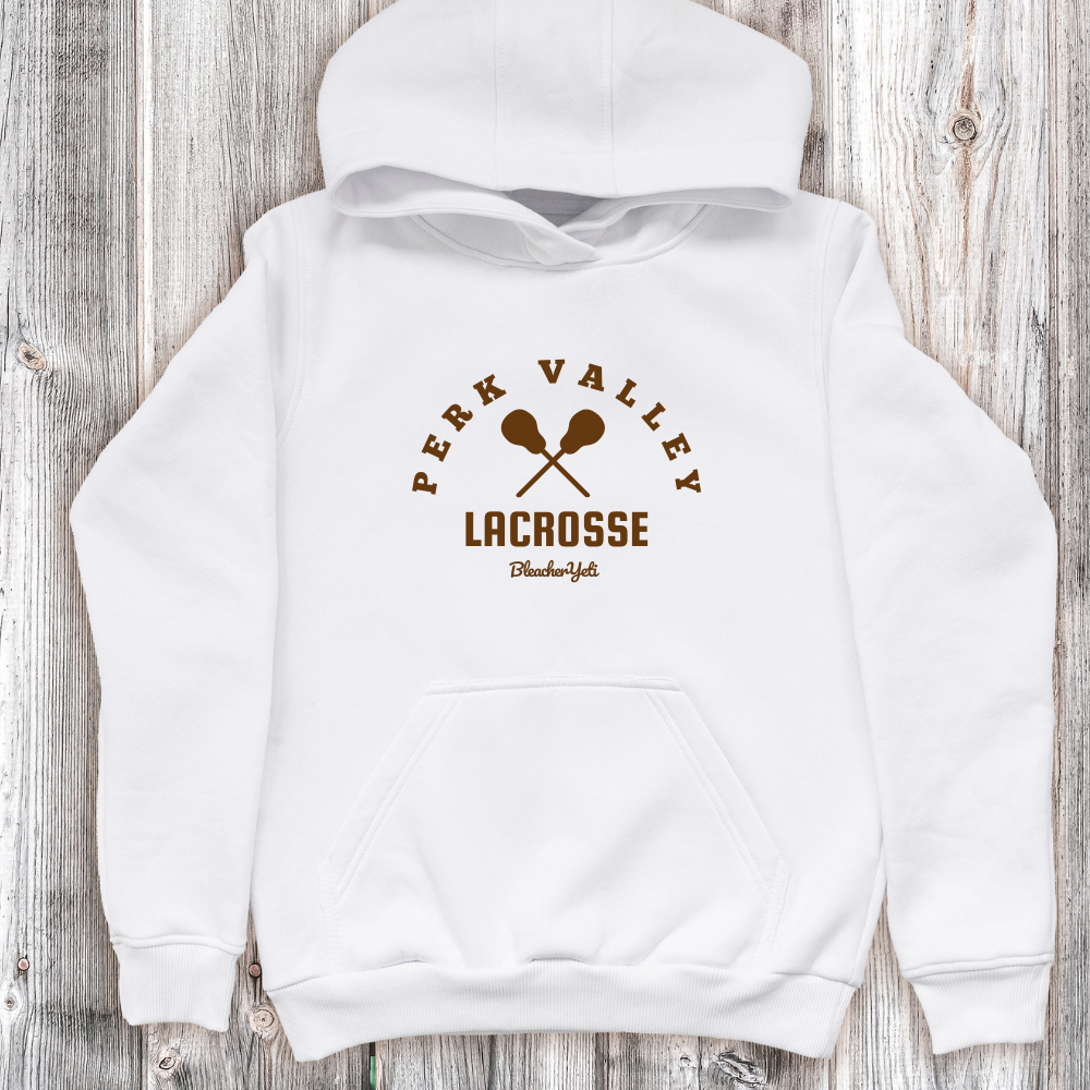 PV Lacrosse Hoodie White Youth