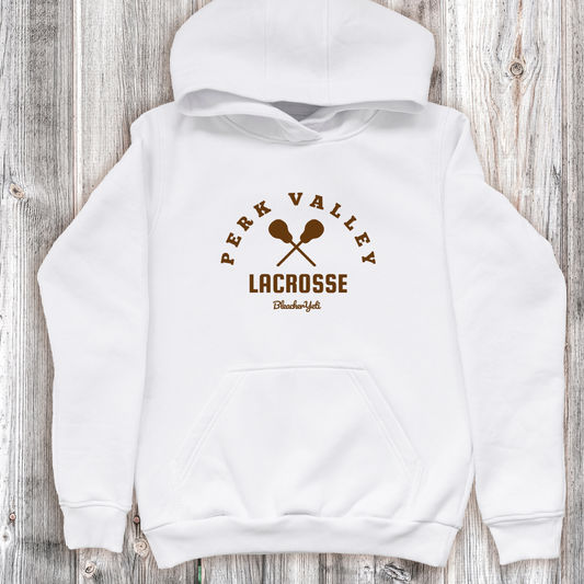 PV Lacrosse Hoodie White Youth